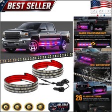 2 Pack 70-inch Led Emergency Strobe Lights - Waterproof Shockproof Redblue 2 Pack 70-inch Led Emergency Strobe Lights - Waterproof Shockproof Redblue