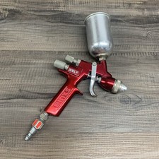 Binks Cub Slg Gravity Feed Spray Gun Hvlp W Canister Candy Apple Red Read