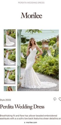 wedding dress size 2 David s bride style 2033 white