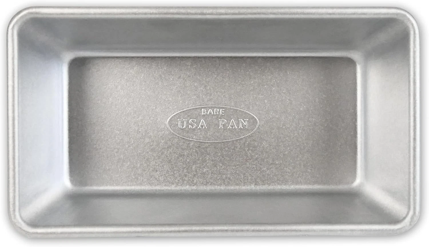 Bare Bakeware Traditional Aluminized Steel Uncoated Small Loaf Pan Made without