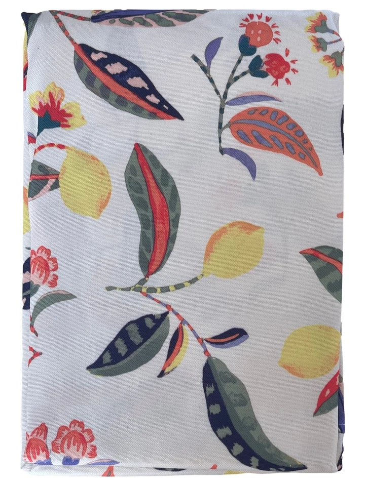Food Network Tropical Citrus Indoor Outdoor Tablecloth, 70" Round Fabric - Image 2 of 3