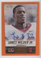 2014 Panini Playbook Hot Rookies Orange Signatures 1/25 James Wilder Jr Auto 2r8