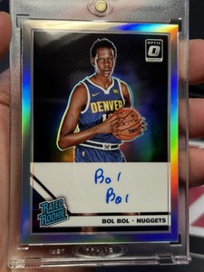 2019 Donruss Optic Bol Bol Holo Auto On Card ! Rated Rookie MINT!