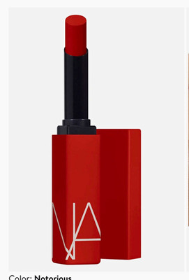 NARS Powermatte Lipstick Stick Matte 131 Notorious Red Orange 0.05 oz/1.5 g