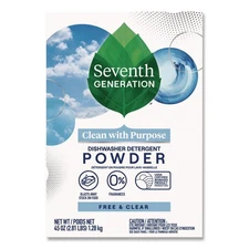 Seventh Generation 22150EA 45 oz Box Dishwasher Powder - Free and Clear New