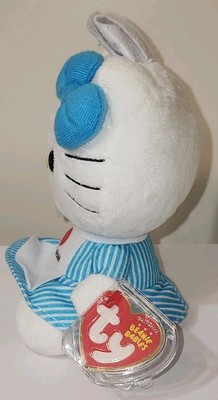 Ty Beanie Baby Babies Hello Kitty I Love Japan W/tag Red Cross
