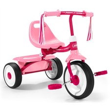 Radio Flyer 415PS Kids Readily Assembled Fold 2 Go Trike w/Storage Bin Open Box 