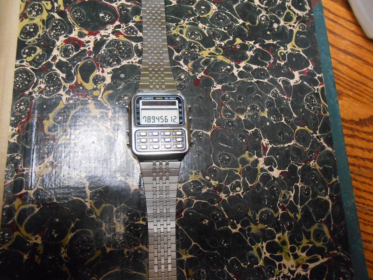 NOS Vintage Casio Cl-301 CL301 Calculator LCD Glass for Watch