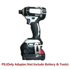 1x for Milwaukee 18V Slider Li-ion Battery to for Makita 18V BL18 Tools Adapter