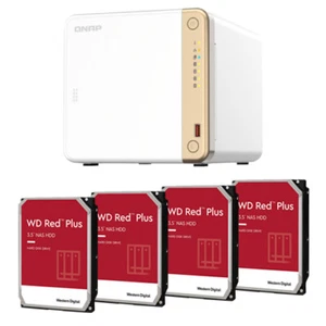 QNAP TS-462-4G 4-Bay NAS | 16/32/40TB Options de stockage HDD 3.5" Pièce jointe