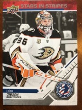 2019 UD National Hockey Card Day USA Stars In Stripes #NHCD-6 Jon Gibson