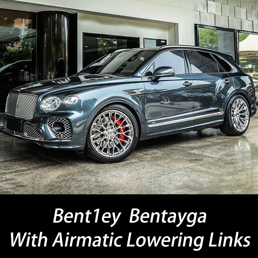 FOR BENTLEY BENTAYGA AIR RIDE SUSPENSION ADJUSTABLE LOWERING LINKS