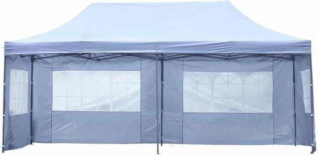 10 X20 Ez Popup Top Canipy Party Tent Gazebo 4 Removable
