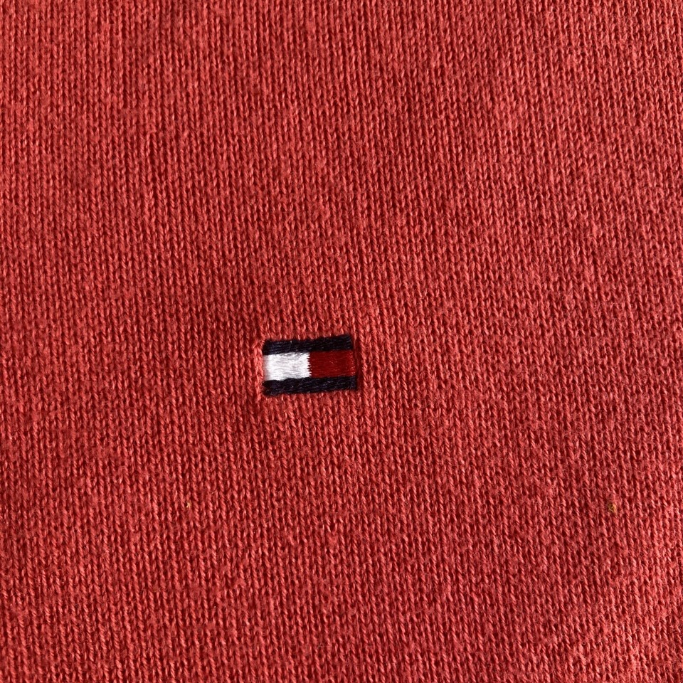 Mens Tommy Hilfiger Jumper Red Size XL eBay