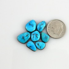 Natural Morenci Blue Turquoise cabochons cabs Gemstones gems stones m217