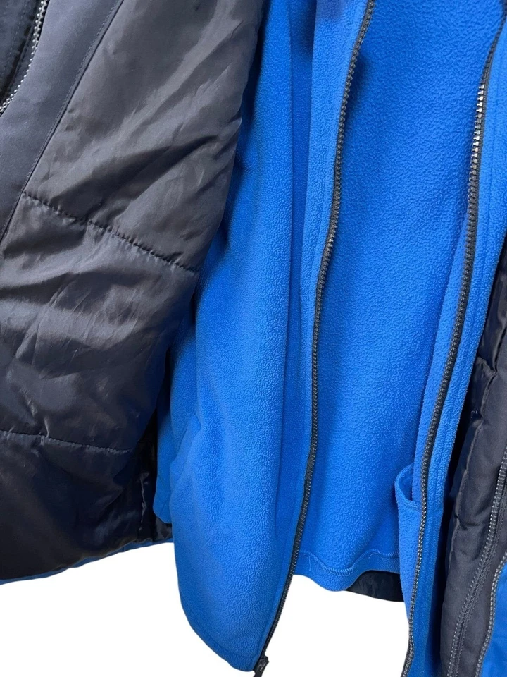 Athletech с капюшоном 3 в 1 куртка флис съемный свитер молодежный размер XL 14-16 - Изображение 2 из 4