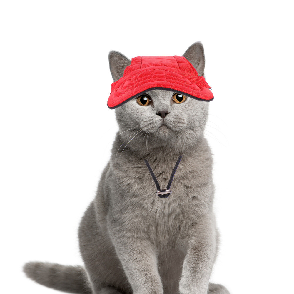 APL 4 pezzi cappelli estivi per animali domestici cappello per cani con fori per orecchie cane visiera cappelli