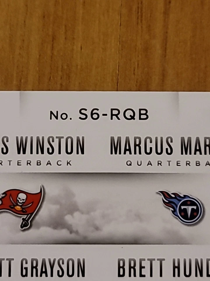 🔥🔥 2015 Panini Playbook Split 6 Quarterbacks Verde 3/5 Winston, Mariota + 🔥🔥 Foto 4 de 4