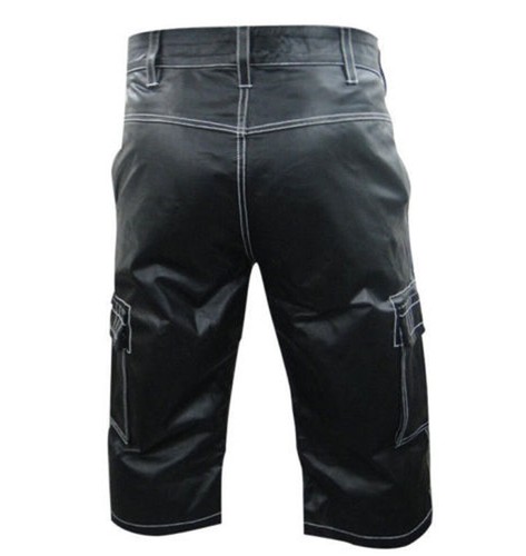Leather Shorts New Hot Men Genuine Lambskin Sports Gents Pants - Picture 2 of 4