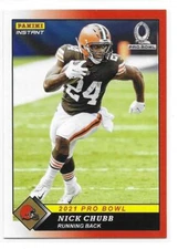 2020 Panini Instant Nick Chubb Pro Bowl Limited Print Card /312