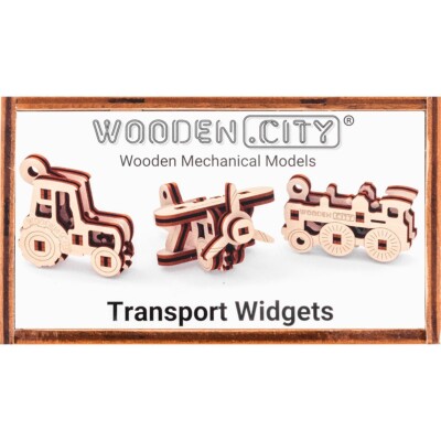 WOODEN CITY 3D Wooden Puzzle   Transport Widgets brain teaser