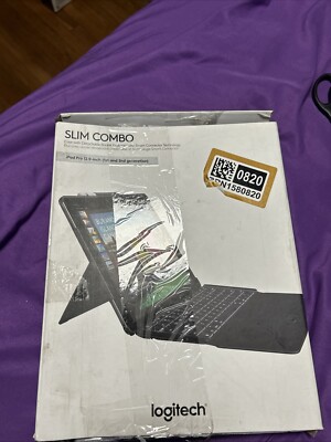 Logitech iPad Pro 12.9-inch SLIM COMBO Keyboard Case New