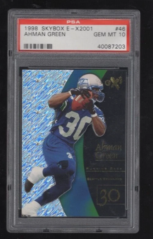 Ahman Green Skybox E-X2001 #46 Base