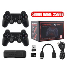 256G 58000+ Retro Games Video Game Console TV Stick 4K HDMI Wireless Controller - Additional Image 3