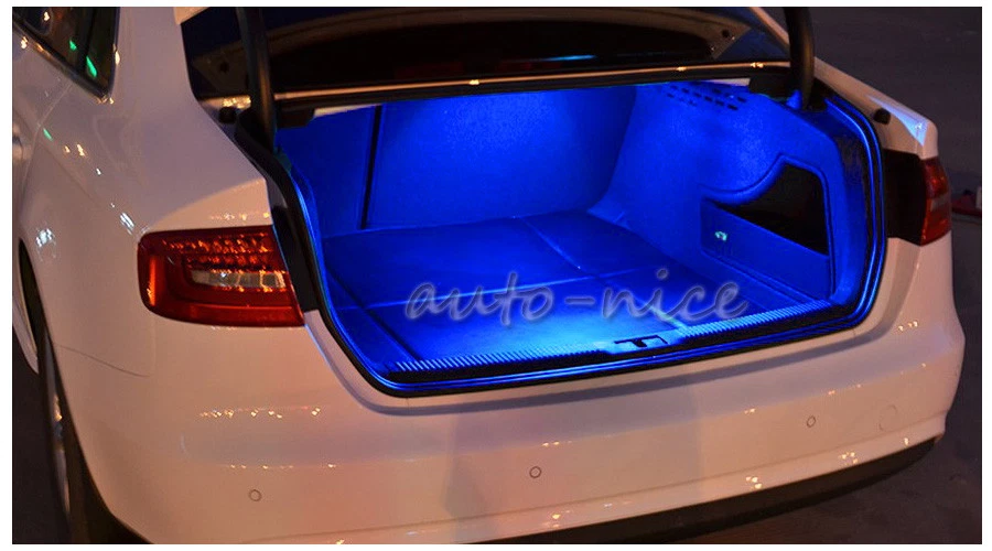 Kit de 11 luces interiores LED azules brillantes para Acura TL 2004-2008 Foto 4 de 4
