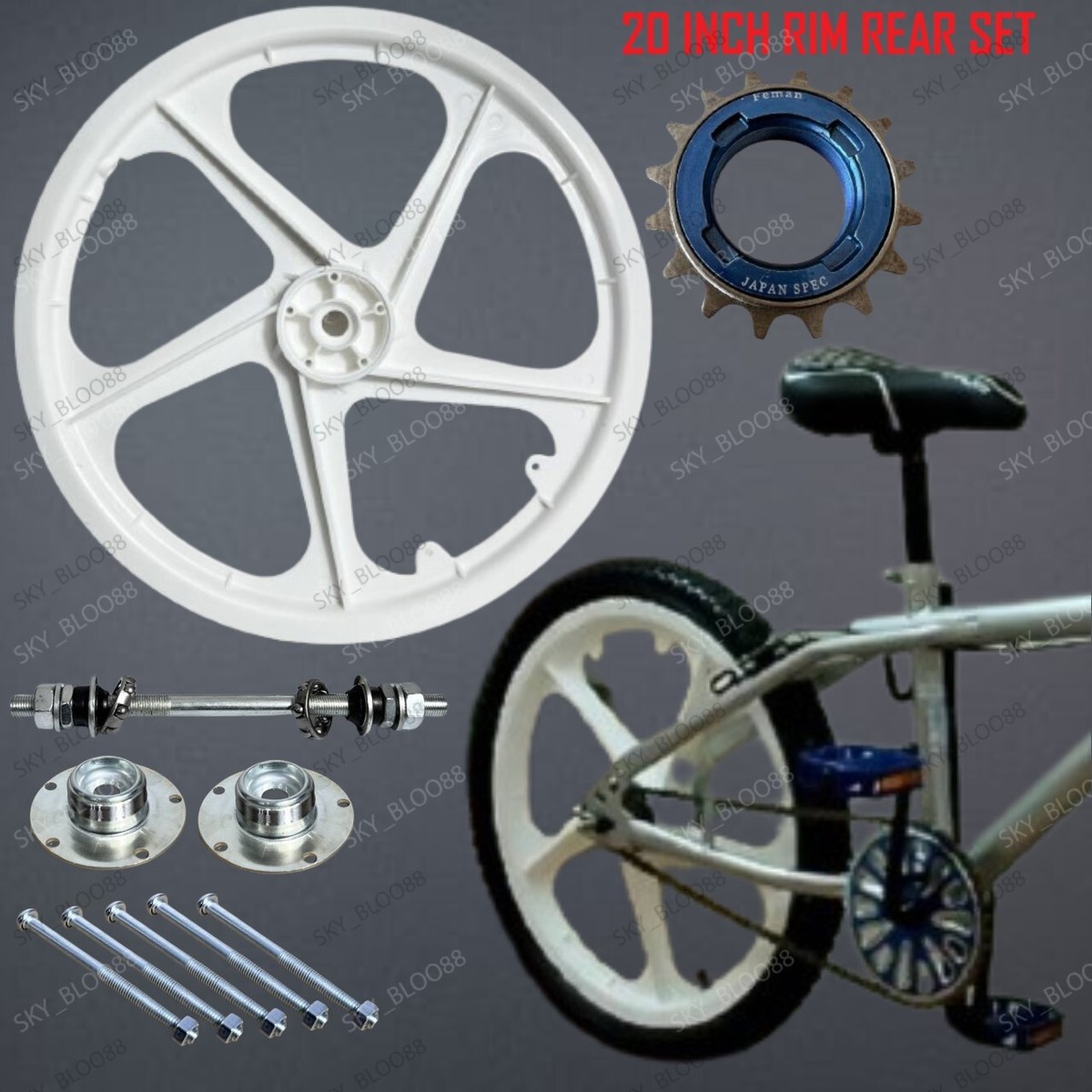 Rear Set Complete Bicycle 20