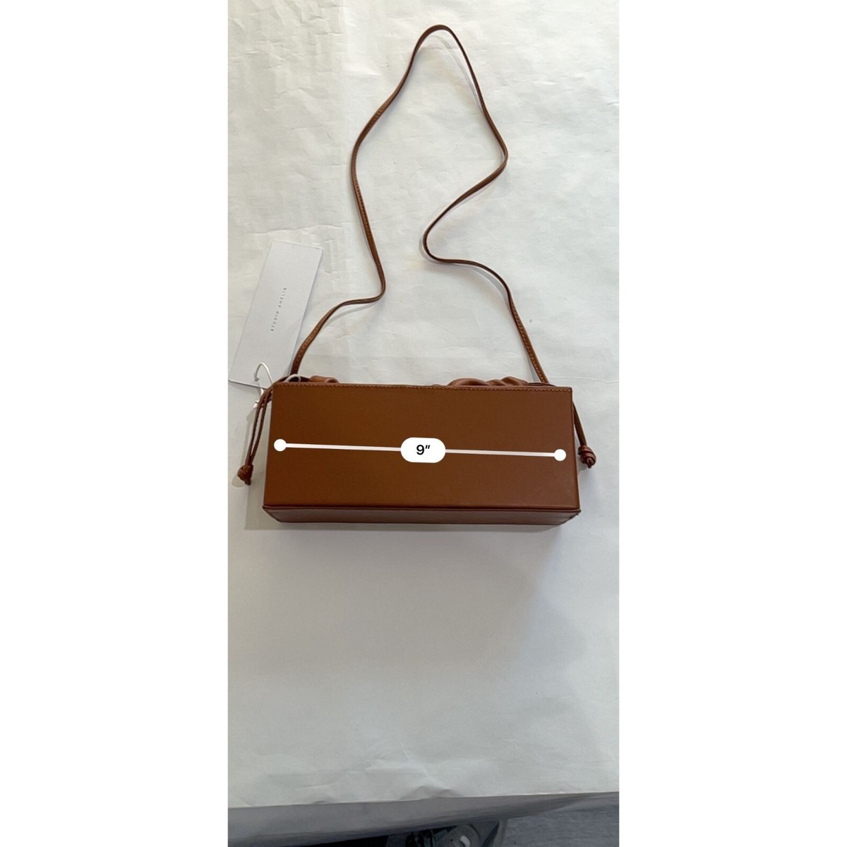 Studio Amelia F836CFSSTN 関税送料込 NWT Studio Amelia 2.1 Box Leather Shoulder Bag in Tan | eBay