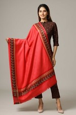 Kashmiri Indian Poly Wool Winter Woolen Wrap Shawl Scarf Stole Poncho Pashmina
