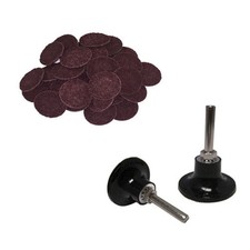 25 - 2" Roloc Surface Conditioning Disc Medium and Mandrel Disc Holder