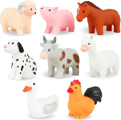 Bath Toys No Hole, for Infants 6-12& Toddlers 1-3, No Hole Bathtub Toys (Animal