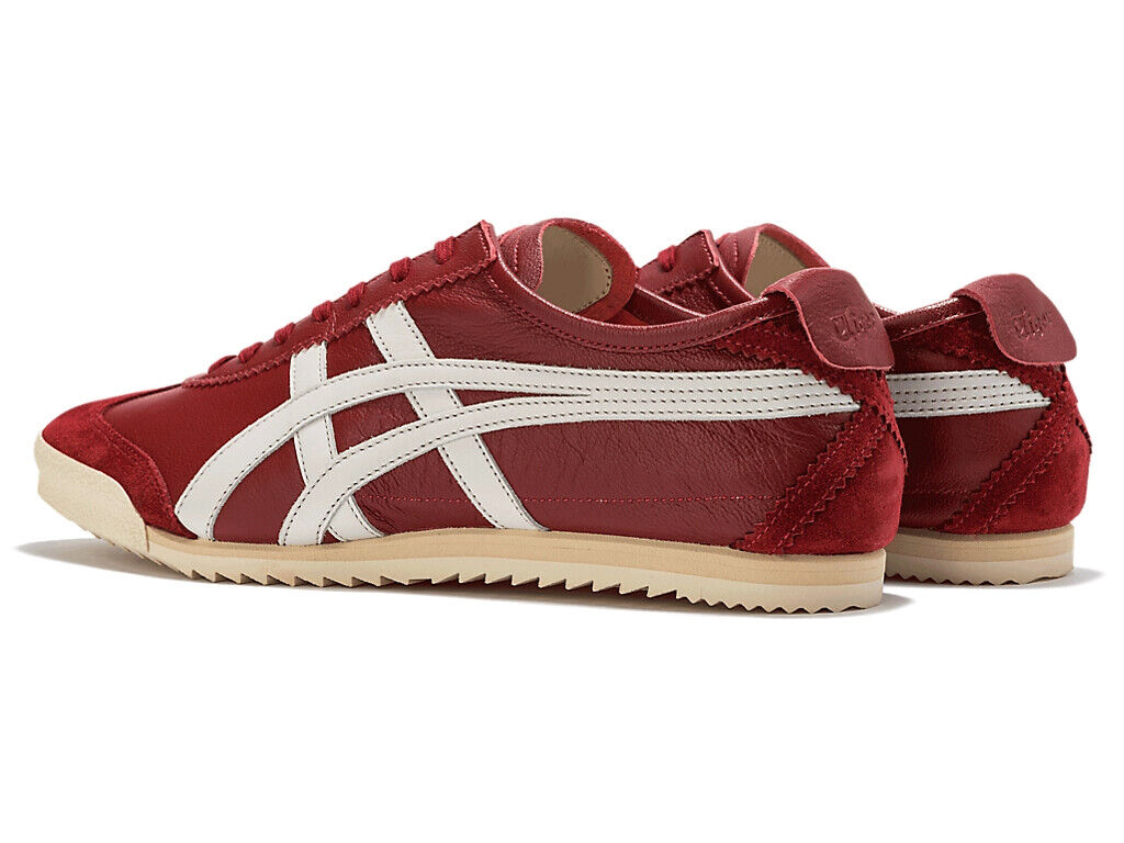 Onitsuka Tiger MEXICO 66 DELUXE 1181A436 600 BURGUNDY WHITE Onitsuka Tiger MEXICO 66 DELUXE 1181A436 600 BURGUNDY WHITE