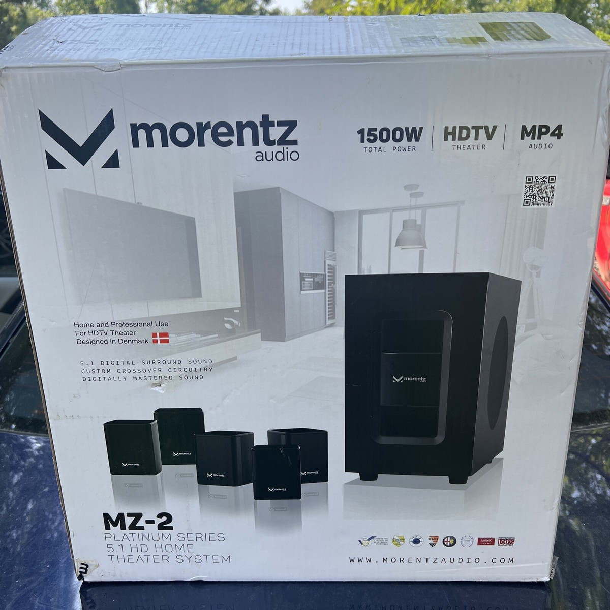Morentz Audio MZ-2 Platinum Series 5.1 HD Home Theater System