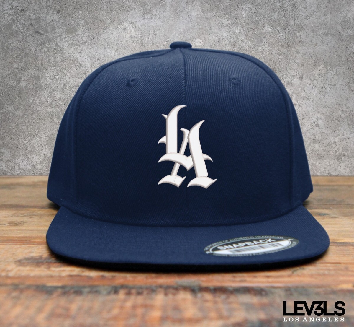 MC LOS LA SNAPBACK CAP HAT BLACK 帽子 黒 刺繍 Black LA JA Flatbill Snapback Hat – ShoyuDrip