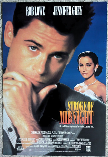Stroke Of Midnight Movie Poster 1991 26X38 Rolled 1 Sheet  Rob Lowe