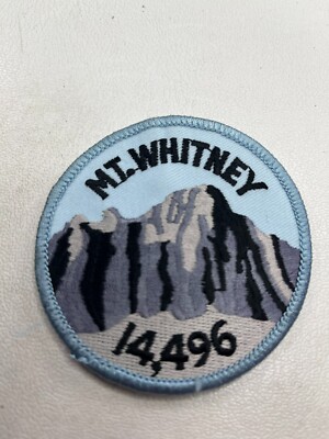 Mounty Whitney MOUNT WHITNEY California Patch P001