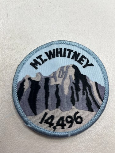 Mounty Whitney MOUNT WHITNEY California Patch P001