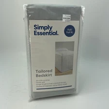 Simply Essential™ Full/Full XL Tailored Bed Skirt in Lunar Rock