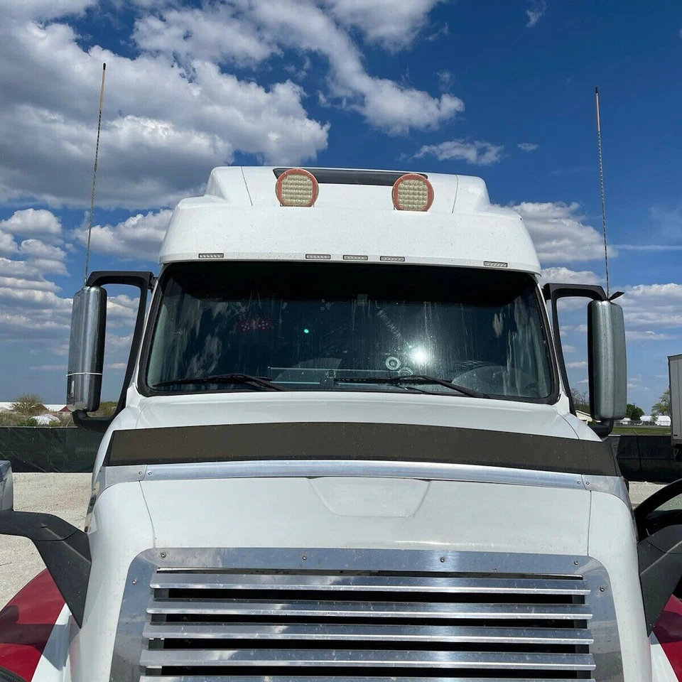 Par de cubiertas de brazo de espejo retrovisor negro izquierdo + derecho para camión Volvo VNL 2004-2023 Foto 4 de 4