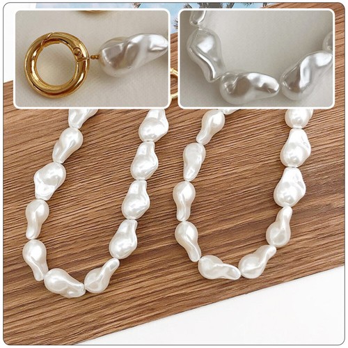 2 PCS Mobile Phone Lanyard Jewelry Woman Chain Bag Handle Purse Strap - Zdjęcie 2 z 11