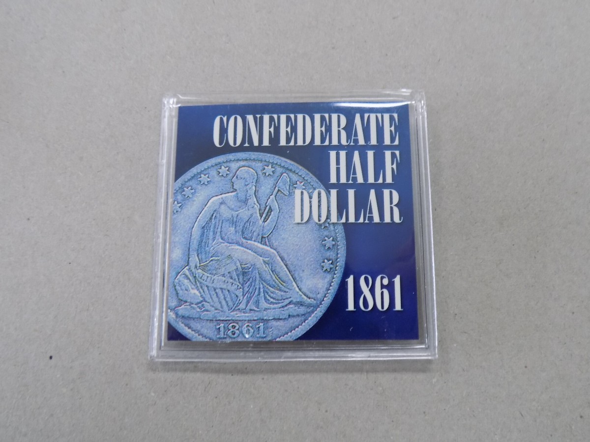 1861 Confederate Half Dollar Tribute Copy Coin in Orig. packaging