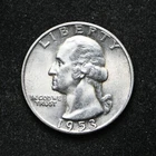 1953-S Washington Silver Quarter BU (bb17182)
