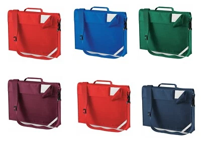 QUADRA JUNIOR BOOK SCHOOL BAG WITH STRAP PADDED HANDLE QD457