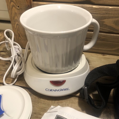 Corning Ware Portable Lunch-To-Go With Box Mug Lid Warmer Bag MW-20 Tested - Picture 7 of 9