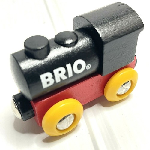 Rare Vtg BRIO Wooden Railway Train 
