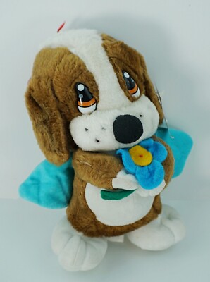 Sad Sam Plush Doll Dog Puppy Stuffed Animal Toys Flower Wings Kids