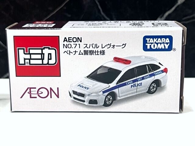 TOMICA AEON 71 SUBARU LEVORG Vietnam Police Specification Car 1/65